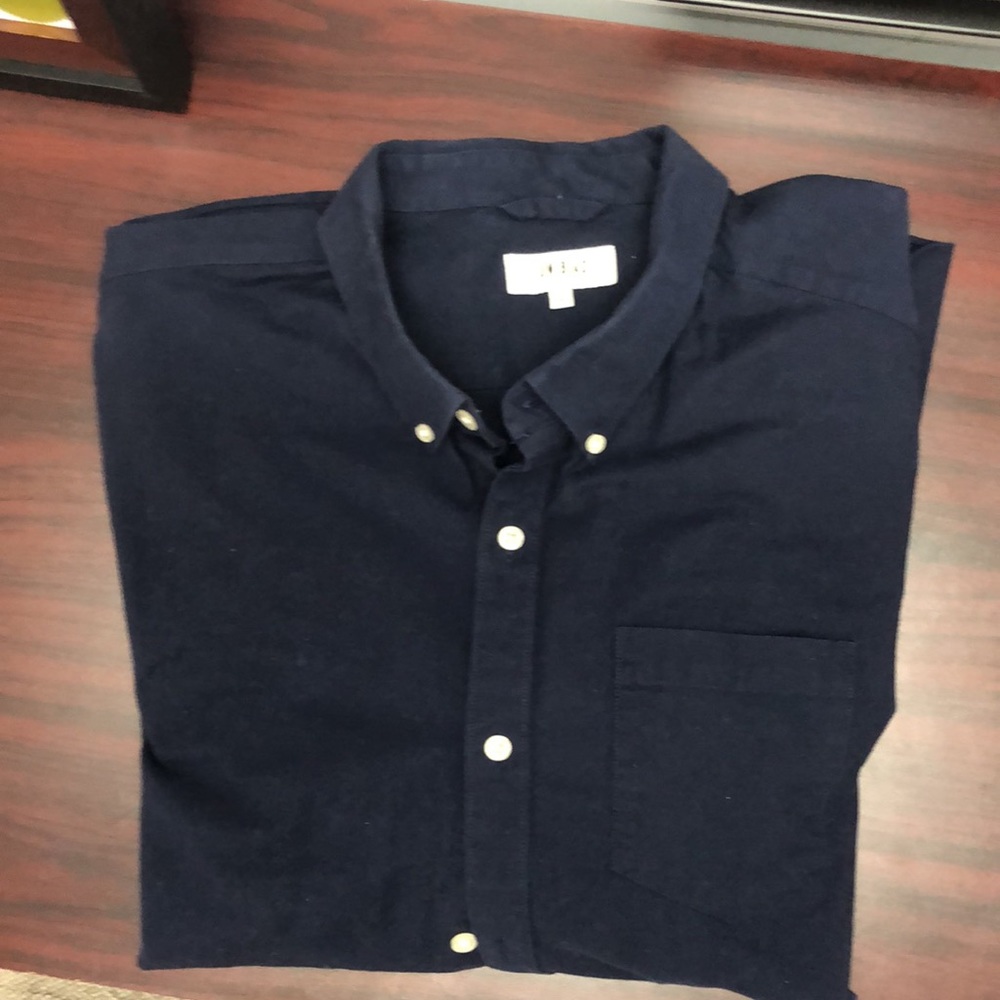 (UN ) BIAS Blue Navy Men’s shirt from Debenhams.